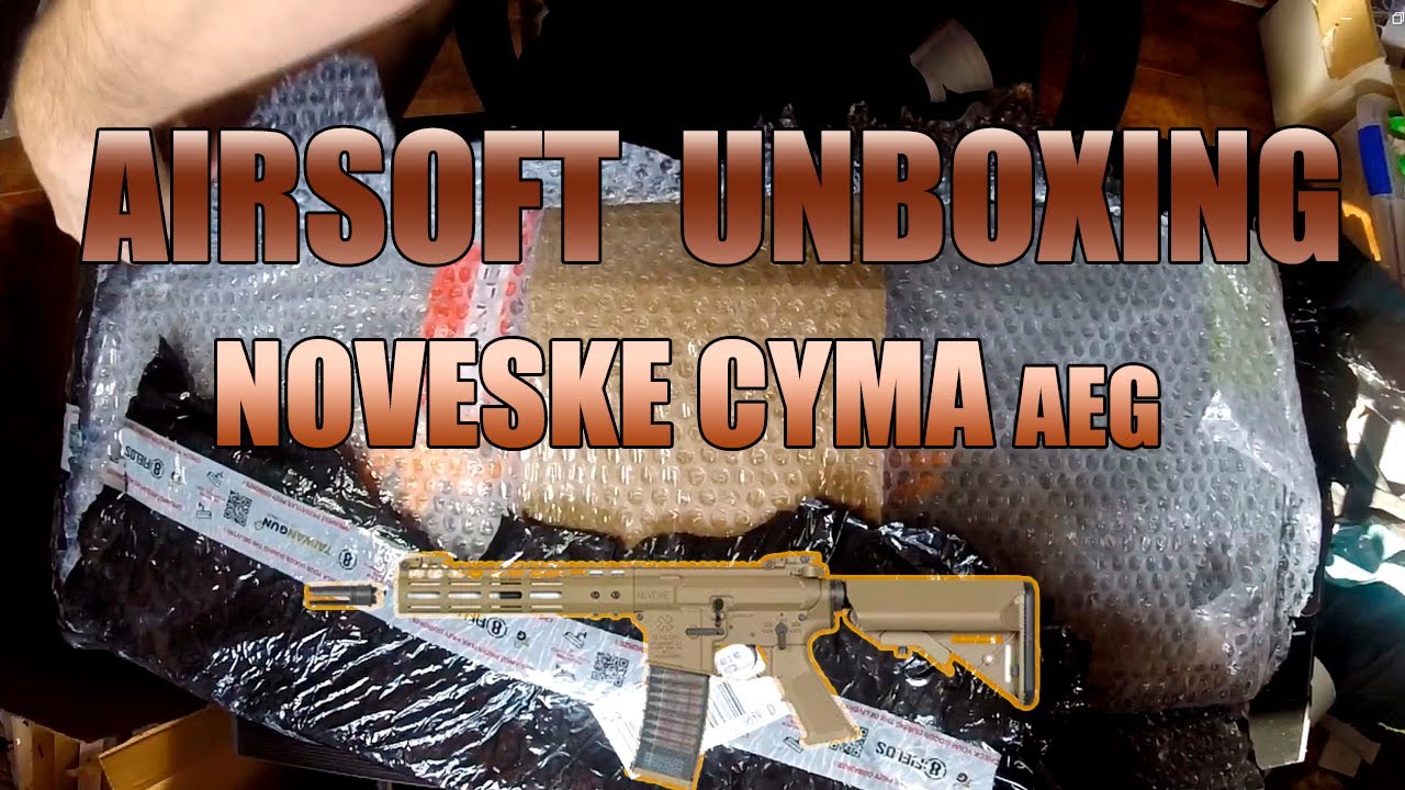 AIRSOFT_UNBOXING NOVESKE AEG_CYMA