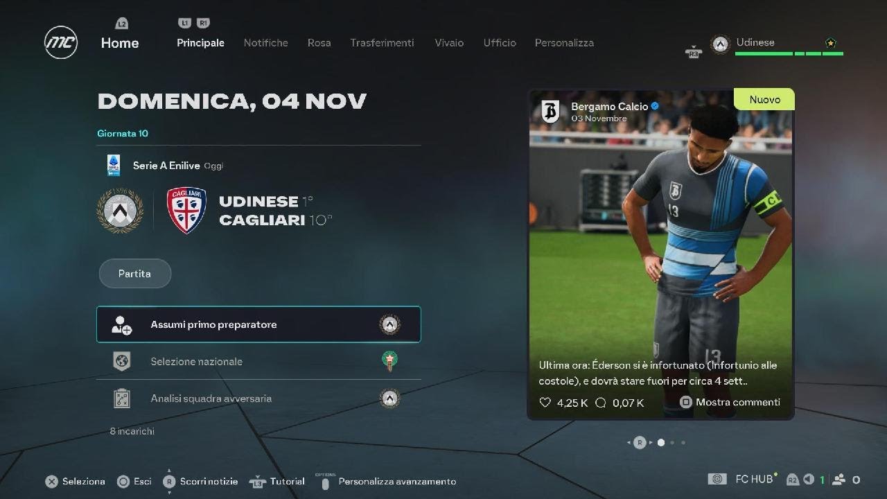 EA SPORTS FC 26Pep guardiola udinese 55
