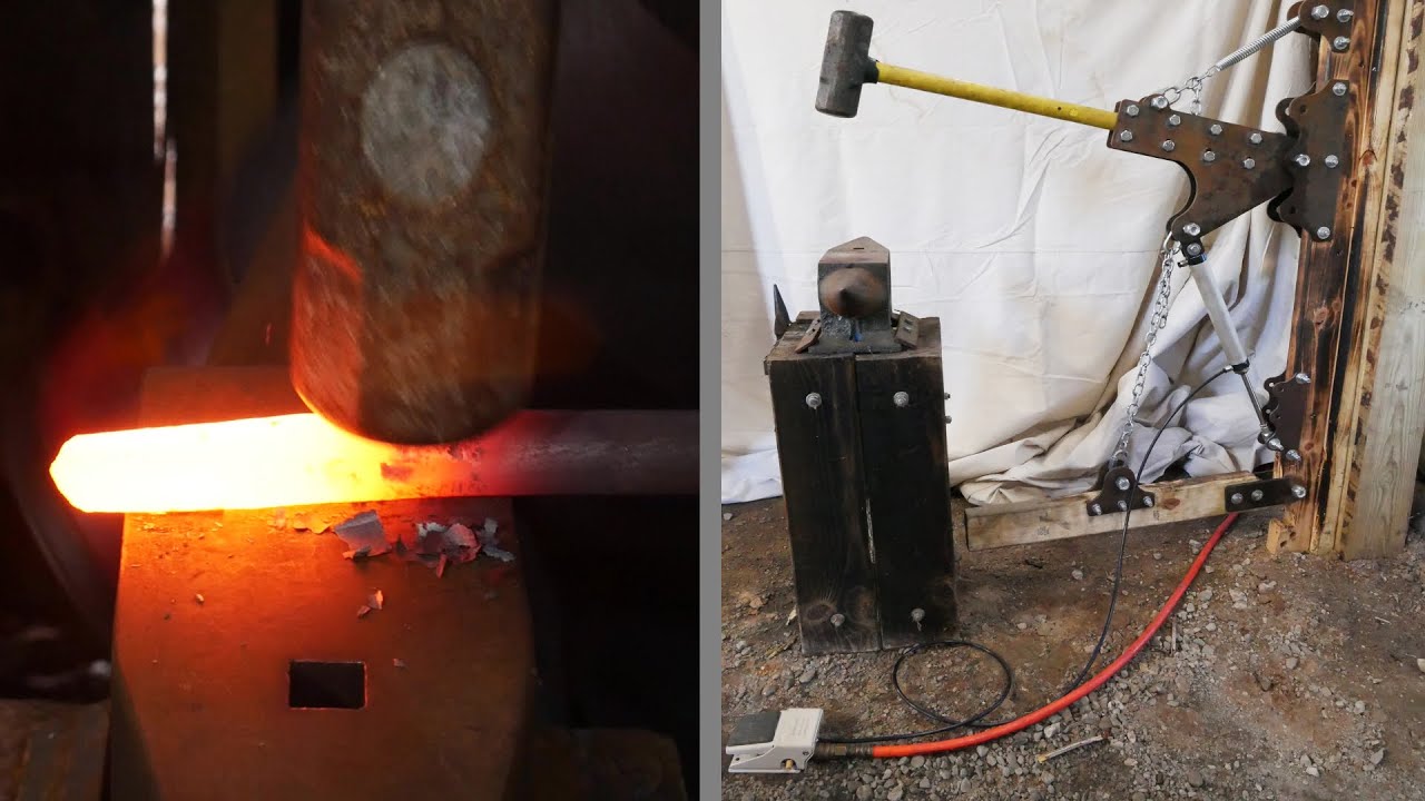 Air Powered Treadle Hammer Kit (New and Improved!)