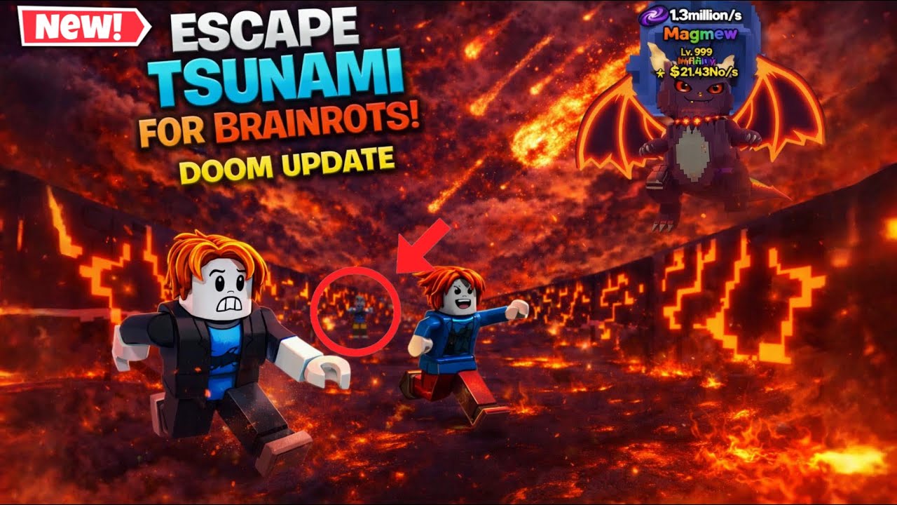 The DOOM UPDATE Is PURE CHAOS 😳 | Escape Tsunami For BrainRots