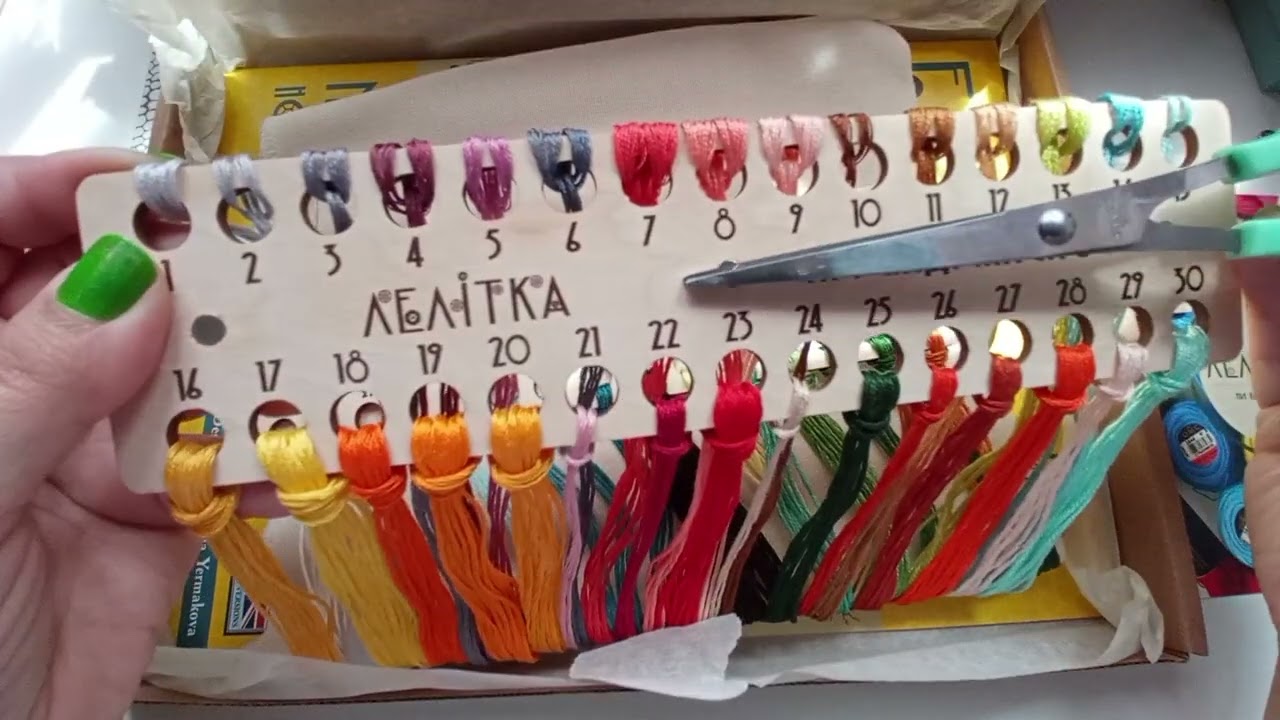 Mi primer kit de punto de cruz de Yermakova