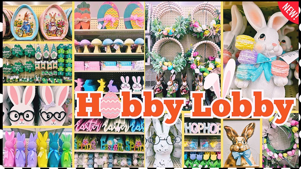 🛒🐇🐣 Hobby Lobby St.Patrick's Day & Easter 2025 Shop With Me!! More New Home Decor and More!!🐇🐣🛒