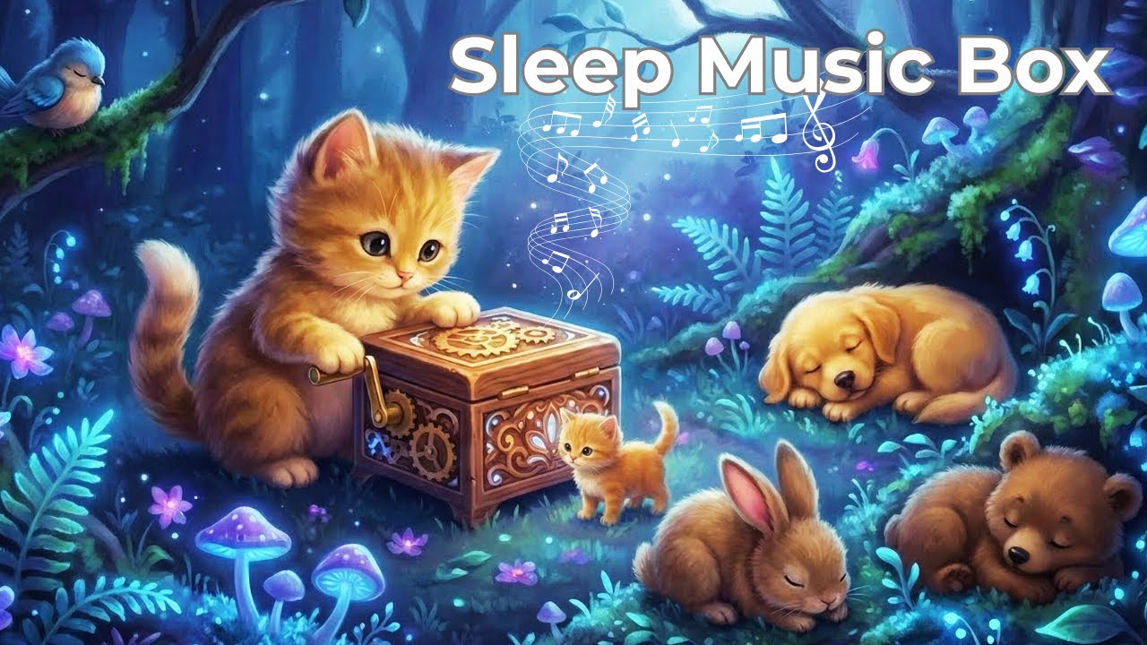 A Gentle Music Box for Sleep | Made for a Peaceful Night Together (8 Hours)