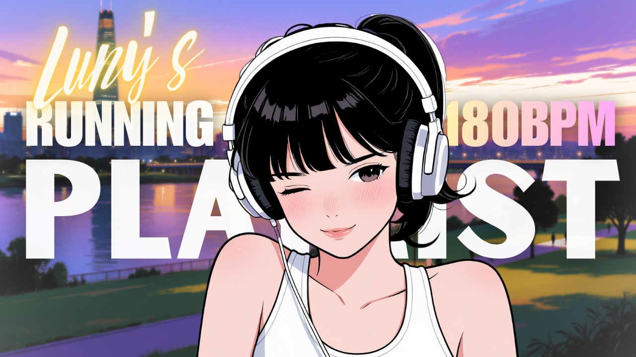 [Playlist] 루니랑 같이 뛰자🔥 힙한 러닝플레이리스트 | 180BPM | Rock · K-POP · EDM