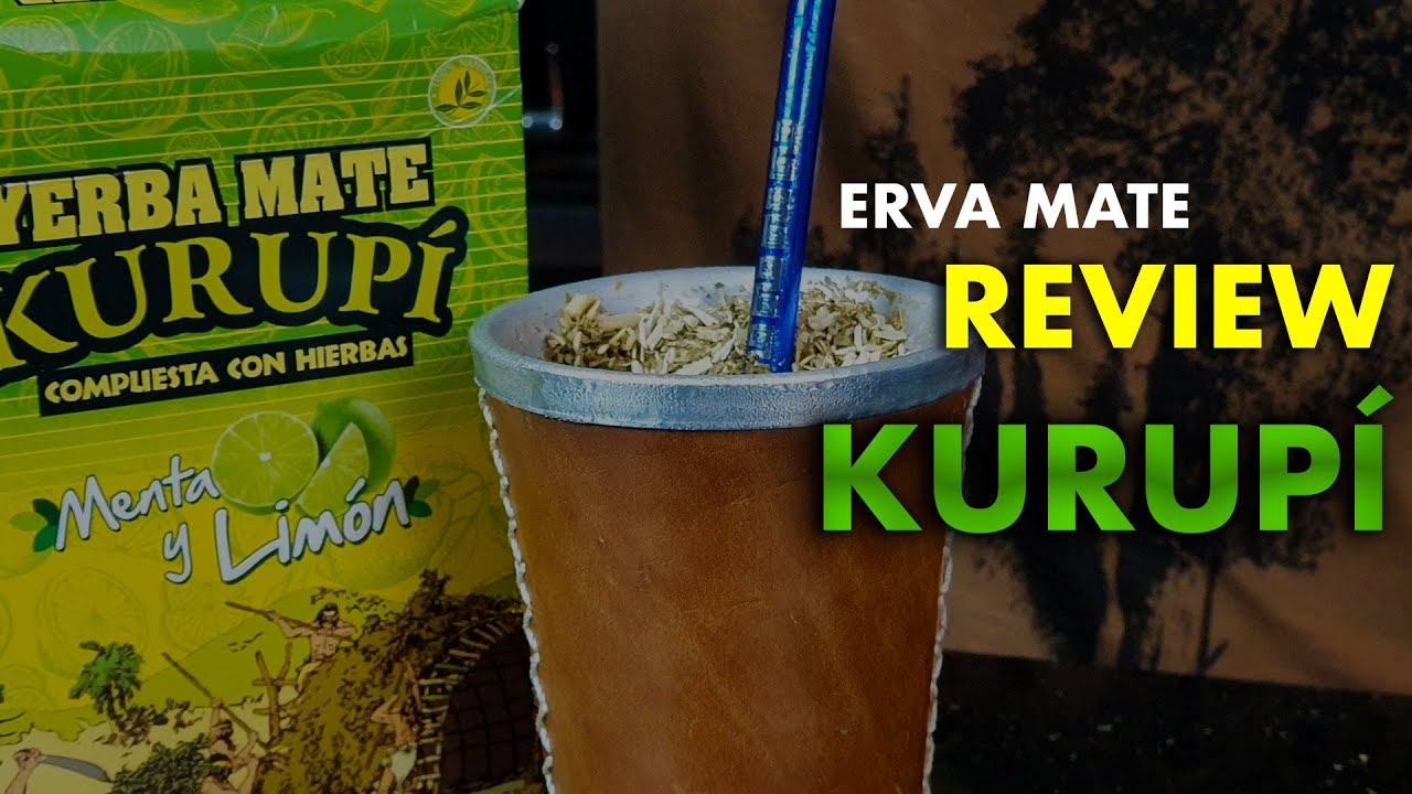 Provando a Erva Mate Kurup&iacute; Menta e Lim&atilde;o!