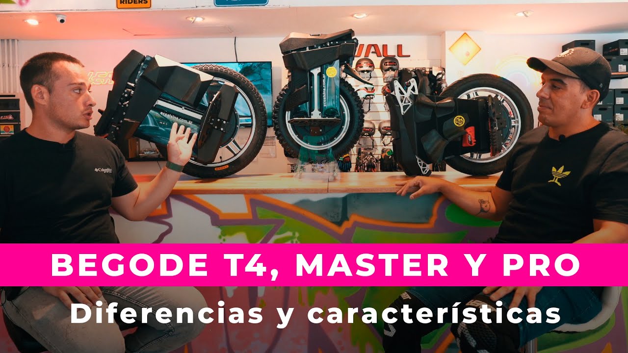 Diferencias y características Begode T4, Master y Master Pro - Eco Alsina