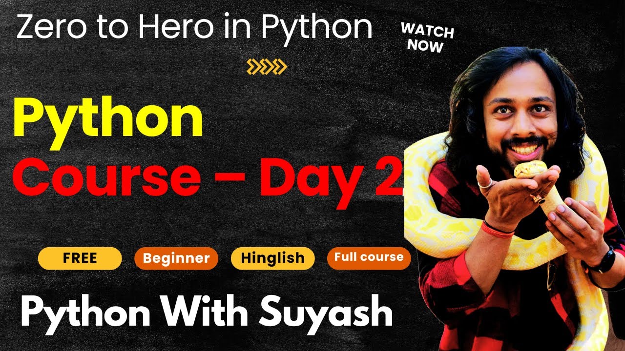 Learn Python from Scratch | Day 2 – No Experience Needed!