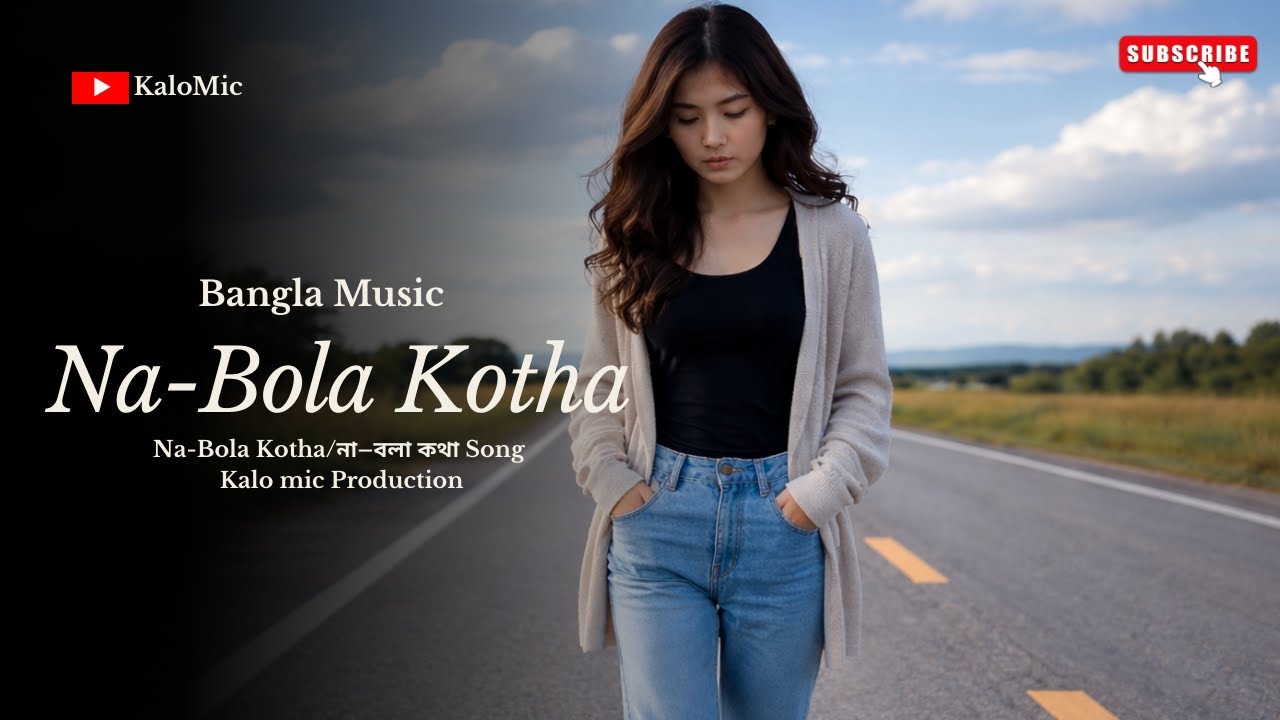Kalo Mic - Na-Bola Kotha (না–বলা কথা) || Bangla Ai Music || (Lofi Music)