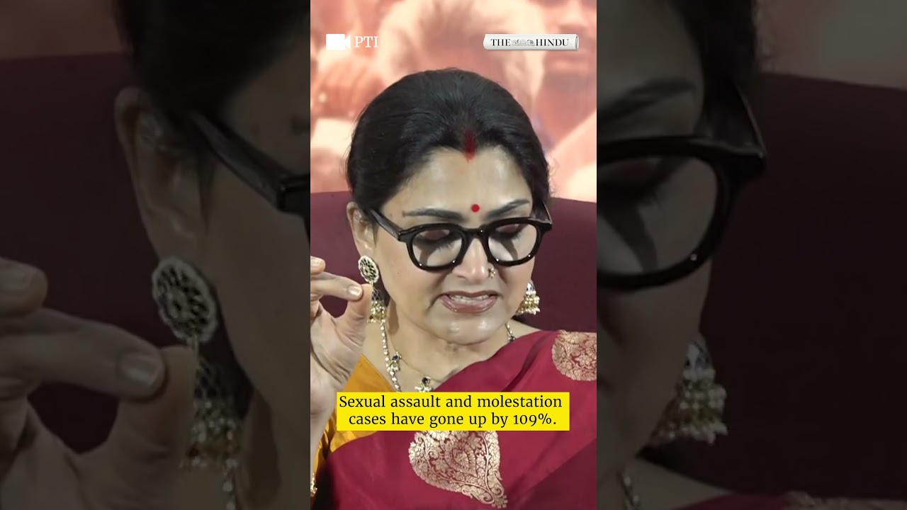 Sexual assault cases up by 16% since 2023&ndash;24; BJP&rsquo;s Khushbu Sundar slams DMK over law and order.