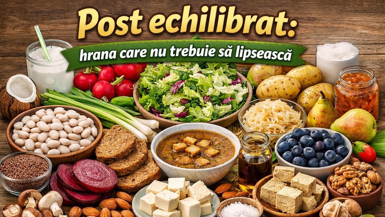 Post echilibrat: hrana care NU trebuie sa lipseasca