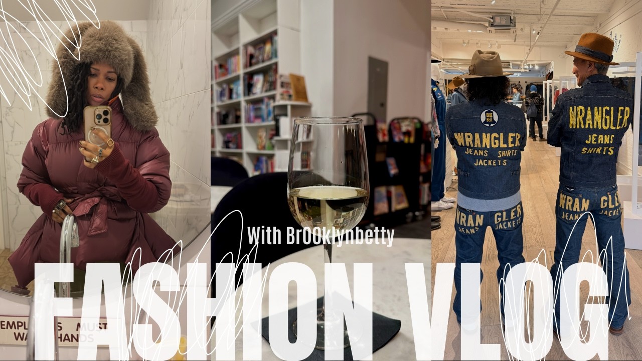VLOGESHA: I’m Outsideee! Champagne Tasting, Wrangler Pop Up, Artsy Event, Brooklyn Museum