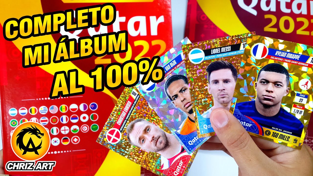 😱 Completo TODO el Álbum del Mundial QATAR 2022 3 Reyes | CHRIZ ART