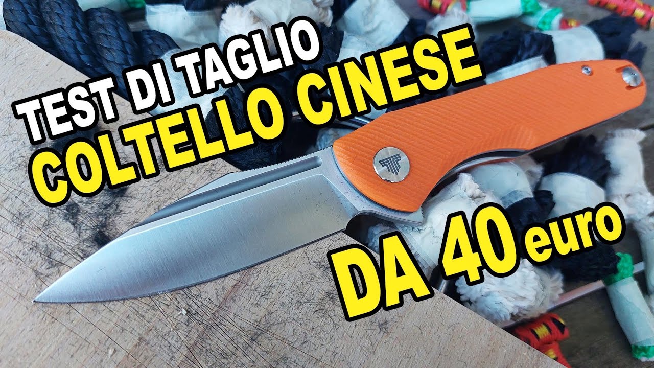 TEST DI TAGLIO COLTELLO CINESE DA 40 EURO
