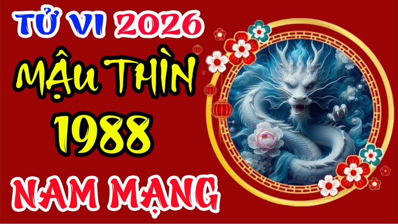 Luận Giải Chi Tiết: Tử Vi Năm 2026, Mậu Thìn 1988 Nam Mạng Khắc cốt điều này, Đổi Đời Bất Ngờ
