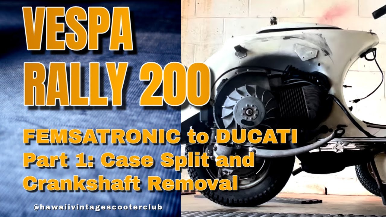How To Install - Vespa Rally Femsatronic to Ducati Ignition Conversion - Part 1