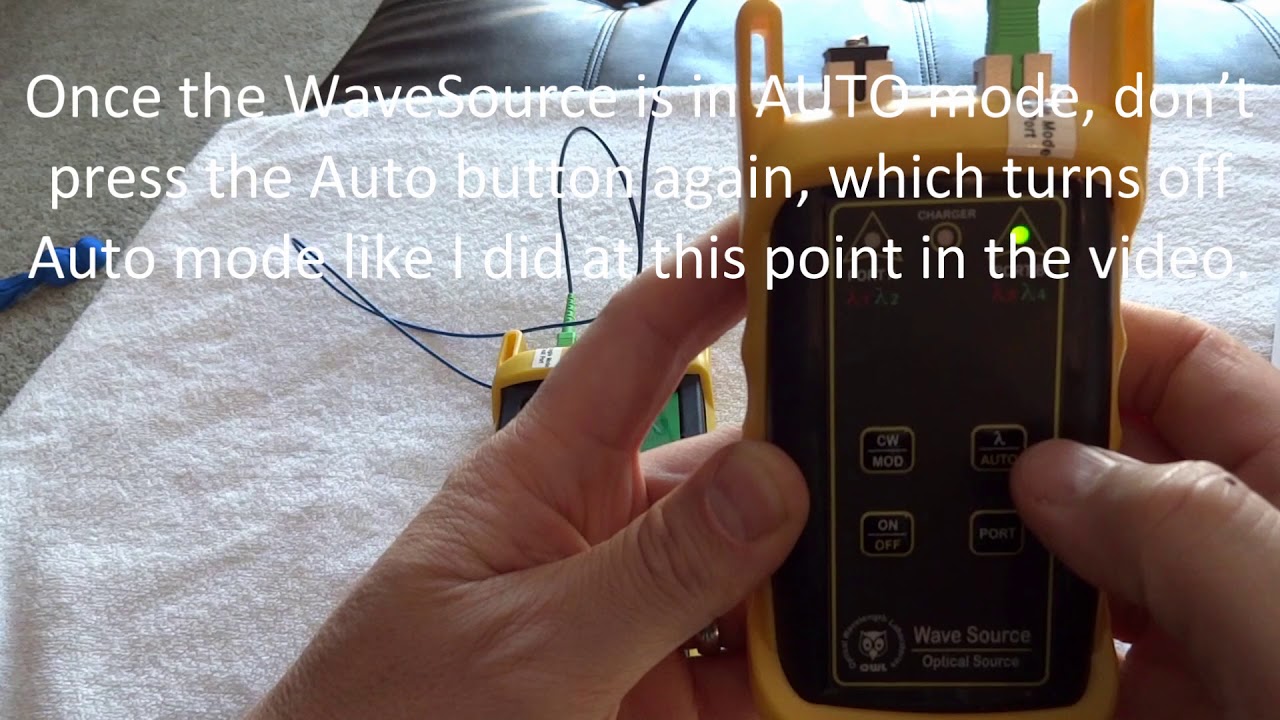 How to Use an Owl Bolt 4 Meter and Light Wave Source to Measure Single Mode Fiber Loss - CarverLink