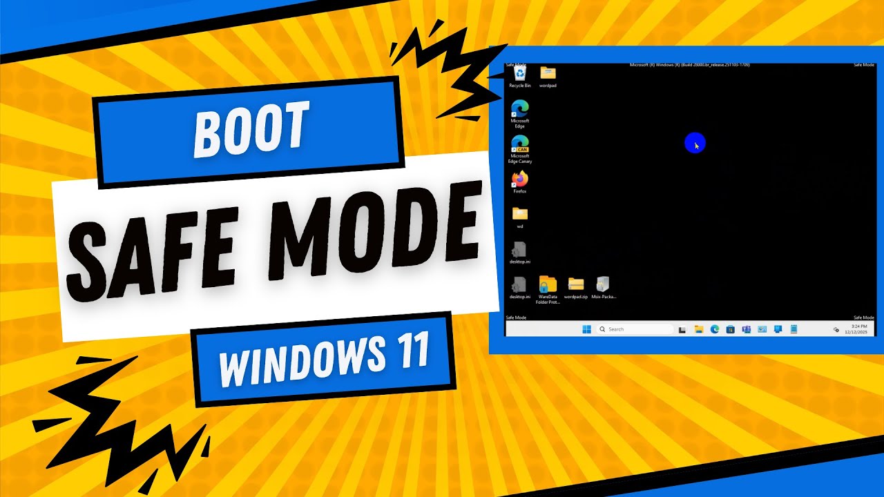 How to boot in safe mode windows 11