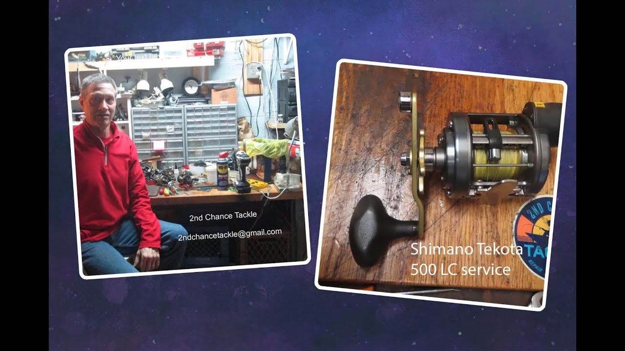 Shimano Tekota 500 Line Counter fishing reel service and replacing the broken LC