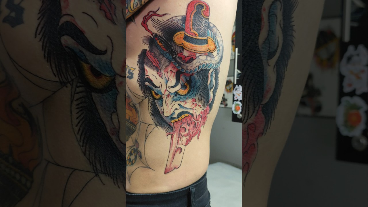 🎌Namakubi por @victor_x_tattooer #irezumi #namakubi #tattoo #neotraditionaltattoo #chile #tatuajes