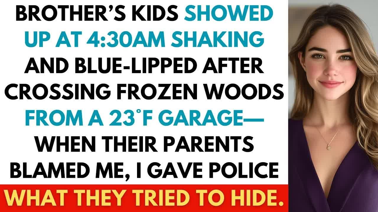 My Brother's Kids Knocked On My Door at 4 30am, Their Parents Left Them to Freeze in Pajamas