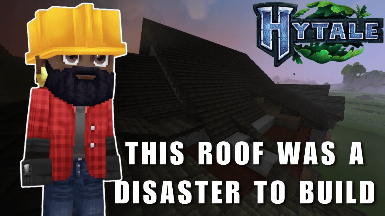 HYTALE - MY FARMHOUSE ROOF WAS SO TERRIBLE THAT I HAD TO FIX IT | EPISODE 13