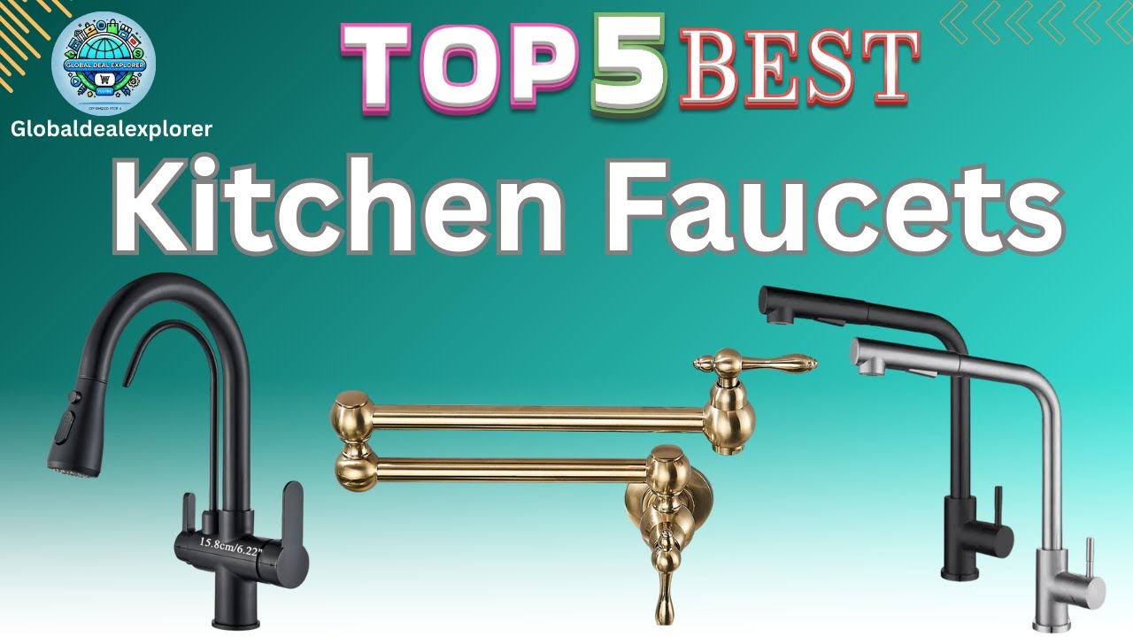TOP 5 Best Modern Kitchen Faucets 2026 Pull Out Sprayer & Touchless Review