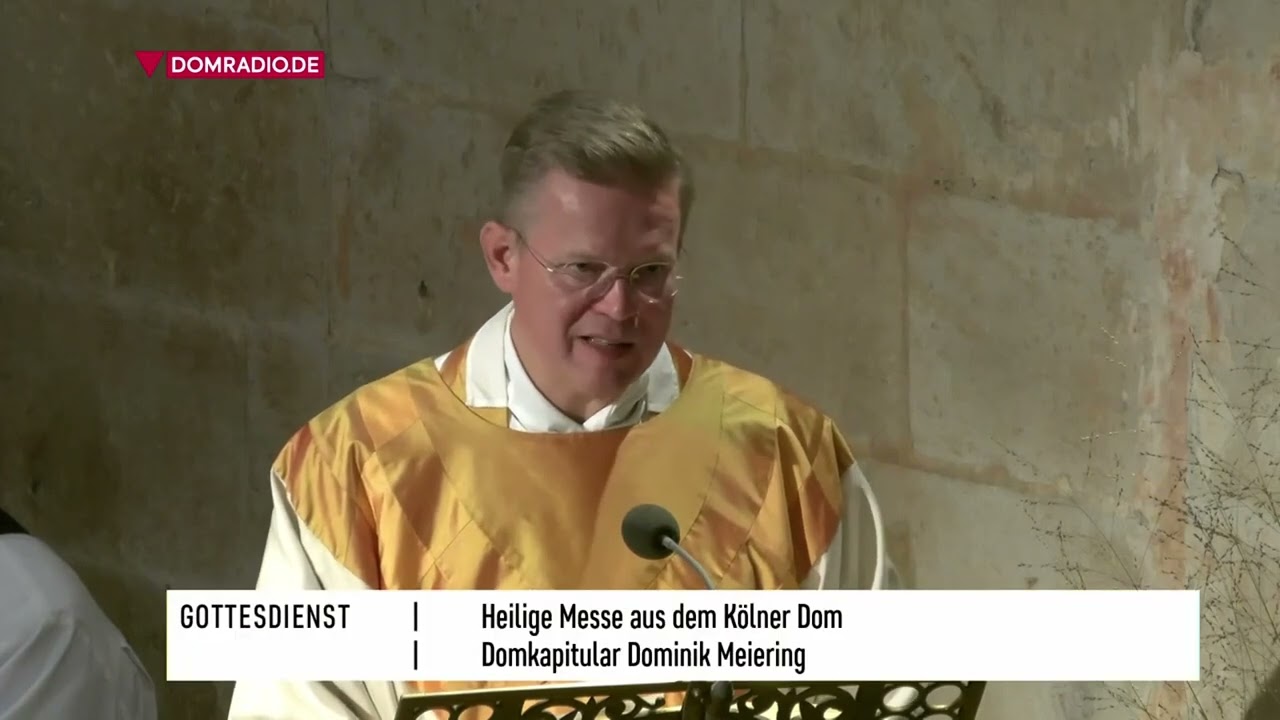 Domkapitular Dominik Meiering am Fest der Erzengel &ndash; Predigt Fr&uuml;hmesse, 29.09.2022
