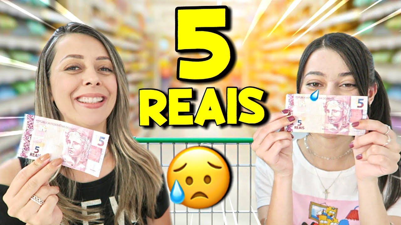 SOBREVIVENDO COM 5 REAIS #2 | FOI DIFÍCIL 🙉😥