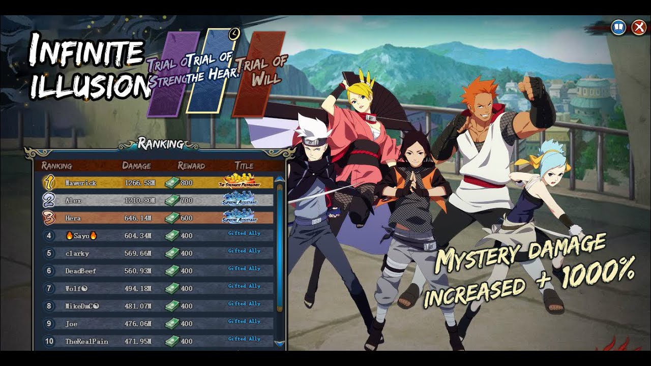 Naruto online - Infinite Illusion - Trial Of The Heart - Hashirama FB