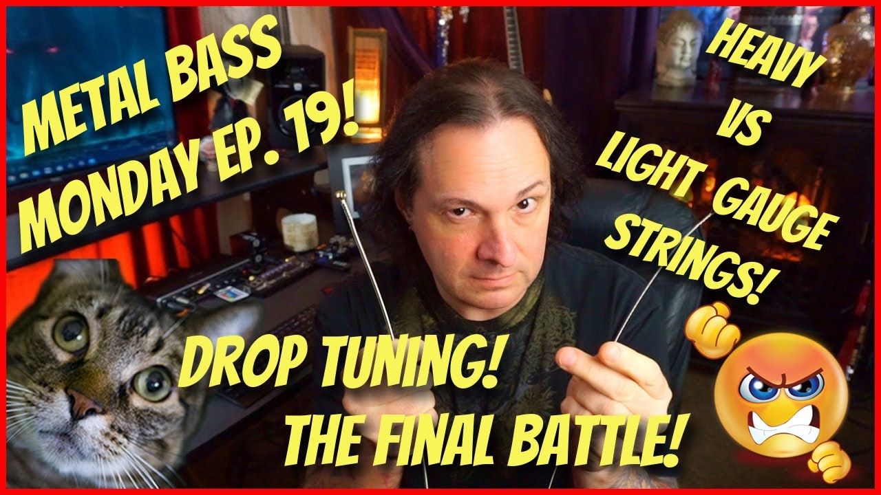 💥Are Heavy or Light Gauge bass strings the best? The final battle!  Metal Bass Monday Ep.19!