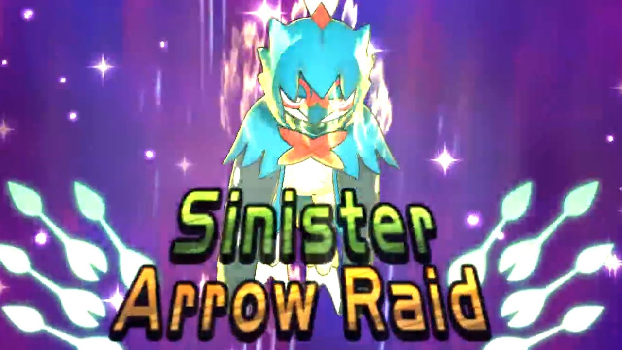 Decidueye Special Z Move: Sinister Arrow Raid (Spirit Shackle + Decidium Z)
