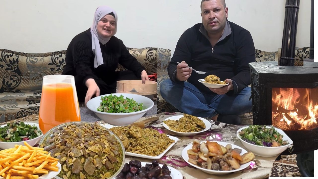 🕌بلشنا بتجهيز معمول الغيد…وفطورتا برياني الدجاج ❤️  بركة رمضان تكفّي🌙✨