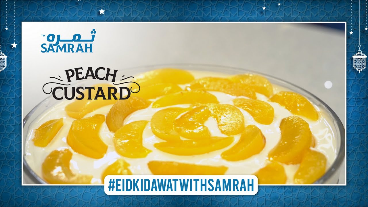 Peach Custard | Eid Ki Dawat With Samrah