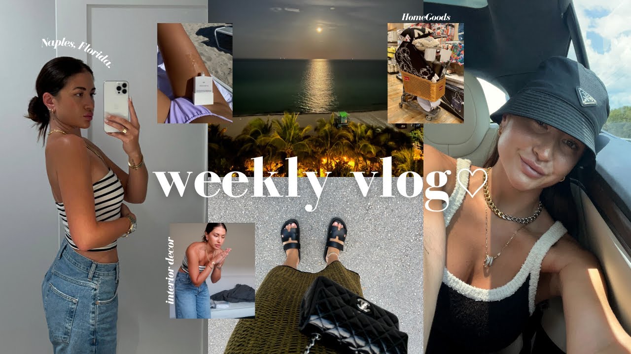 A day in my life in Naples, Florida ♡ home decorating, furniture shopping, HomeGoods, business tips!