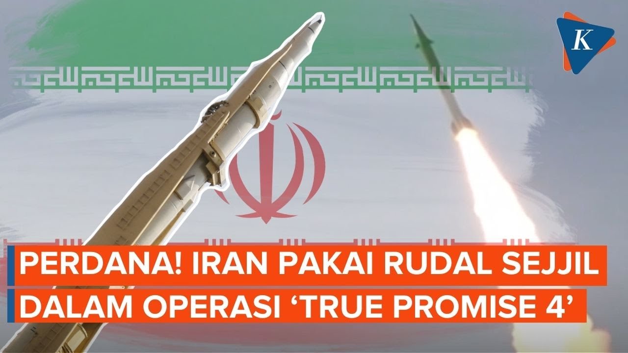 Iran Perdana Gunakan Rudal Sejjil dalam Serangan Gelombang ke-54