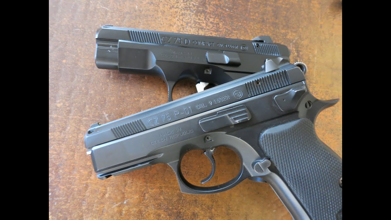 CZ 75D PCR and CZ 75 P-01 Comparison