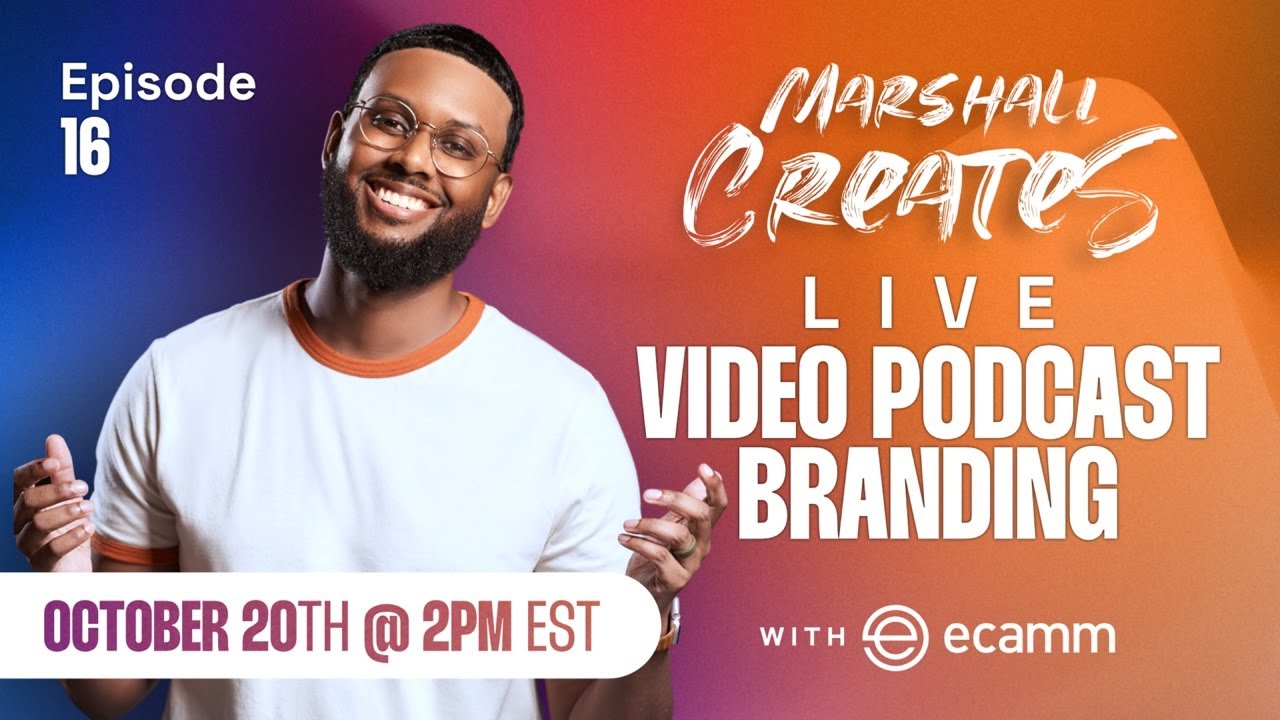 Marshall Creates Live Video Podcast Branding with Ecamm