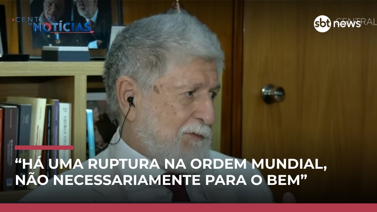 Celso Amorim destaca ruptura da ordem mundial e política da imprevisibilidade | #CentraldeNotícias