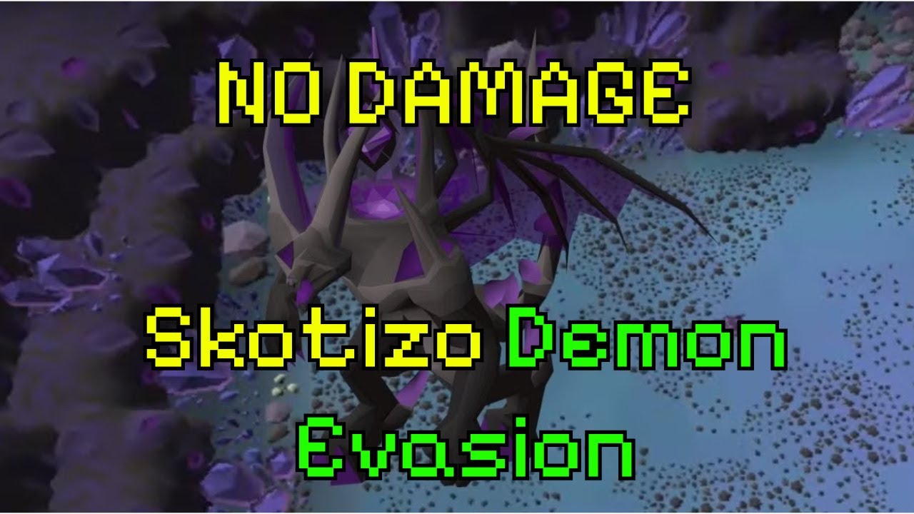 Skotizo Demon Evasion Combat Achievement QUICK Guide