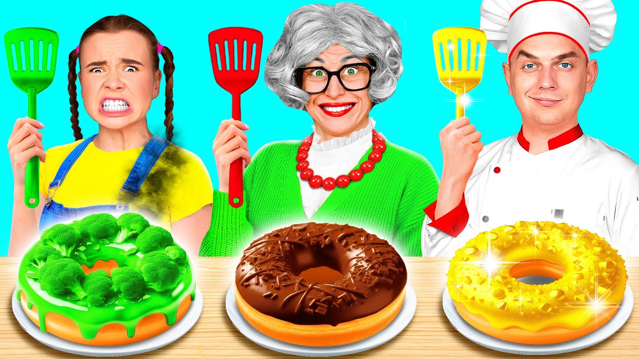 Кулинарный Челлендж: Я против Бабушки | Безумные Ситуации на Кухне от Fun Challenge