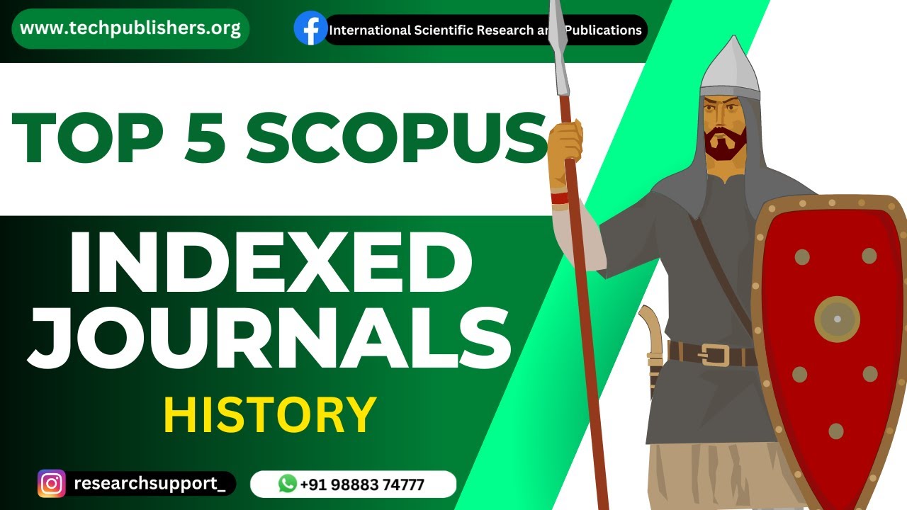 Top 5 Scopus indexed journals in history #history #scopusindexedjournals