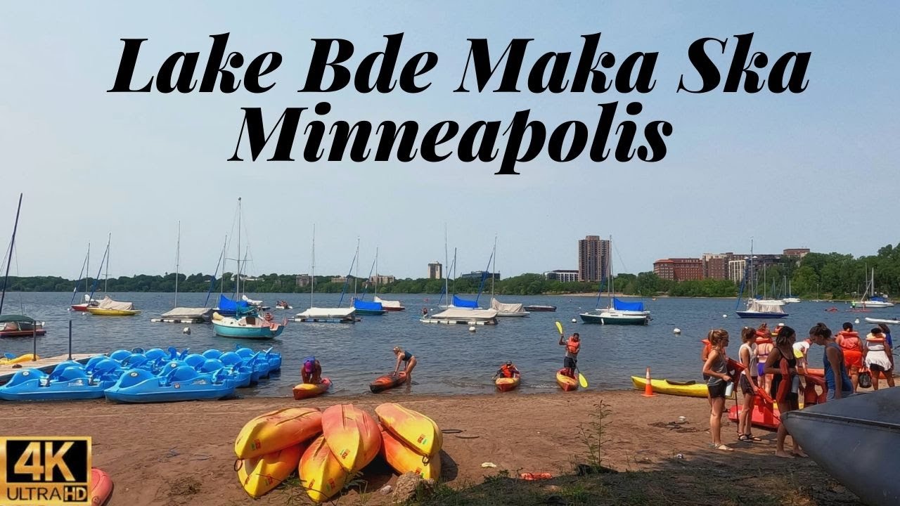 4K Walk Around Lake Bde Maka Ska (Lake Calhoun) MN | Minneapolis Lake Calhoun Summer Day ASMR VLOG