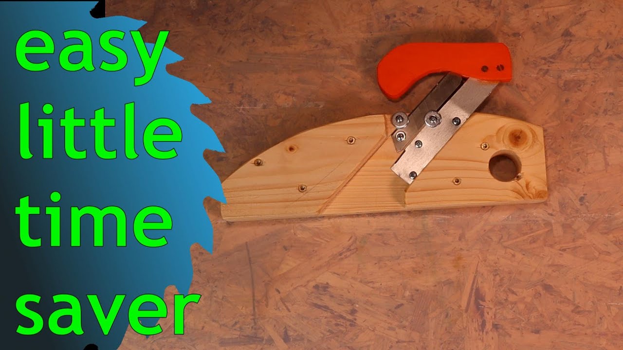 Easy DIY tool - time saver. Scrap wood project.