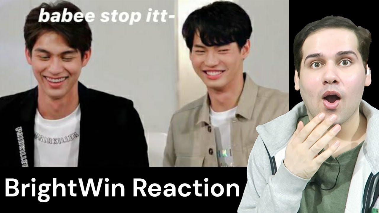 BrightWin | Bright and Win FLIRTING for 7 mins STRAIGHT | brittle (2gether the Series) Reaction