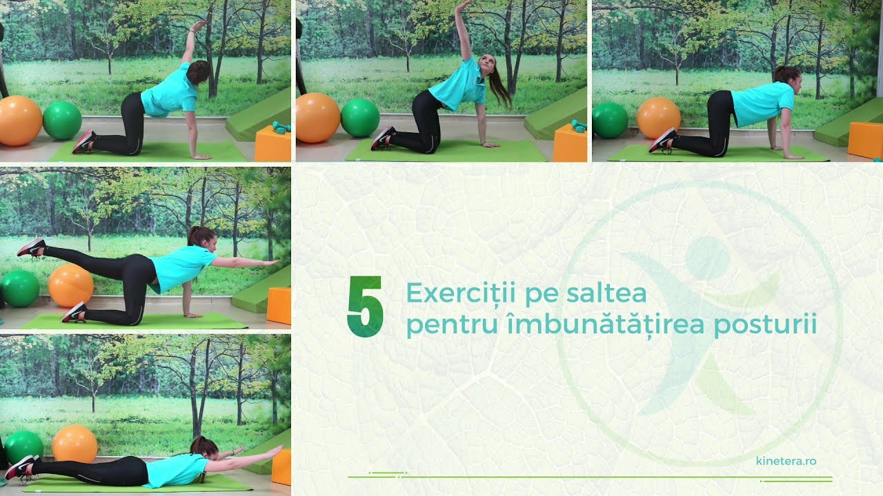 5 exerciții pe saltea pentru îmbunătățirea posturii - Kinetera | Terapie prin mișcare de acasă