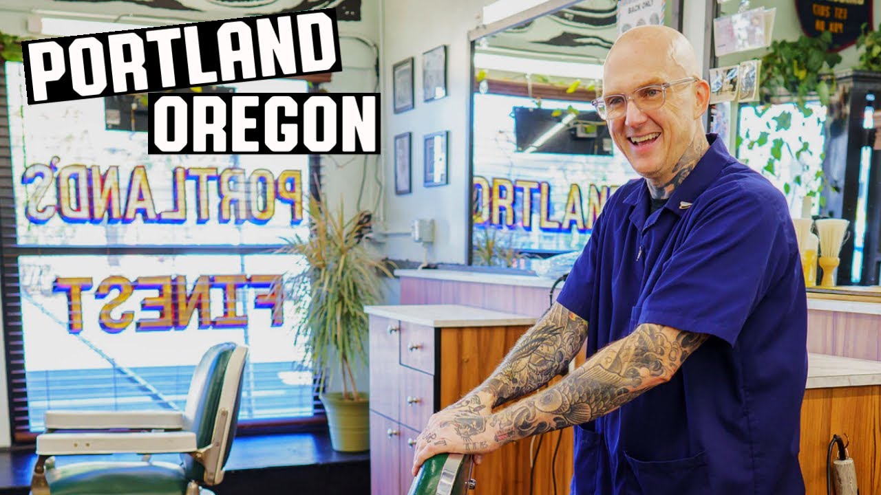 🇺🇸 Leave As A Friend | Lyle's Barber Shop Tour in Portland Oregon