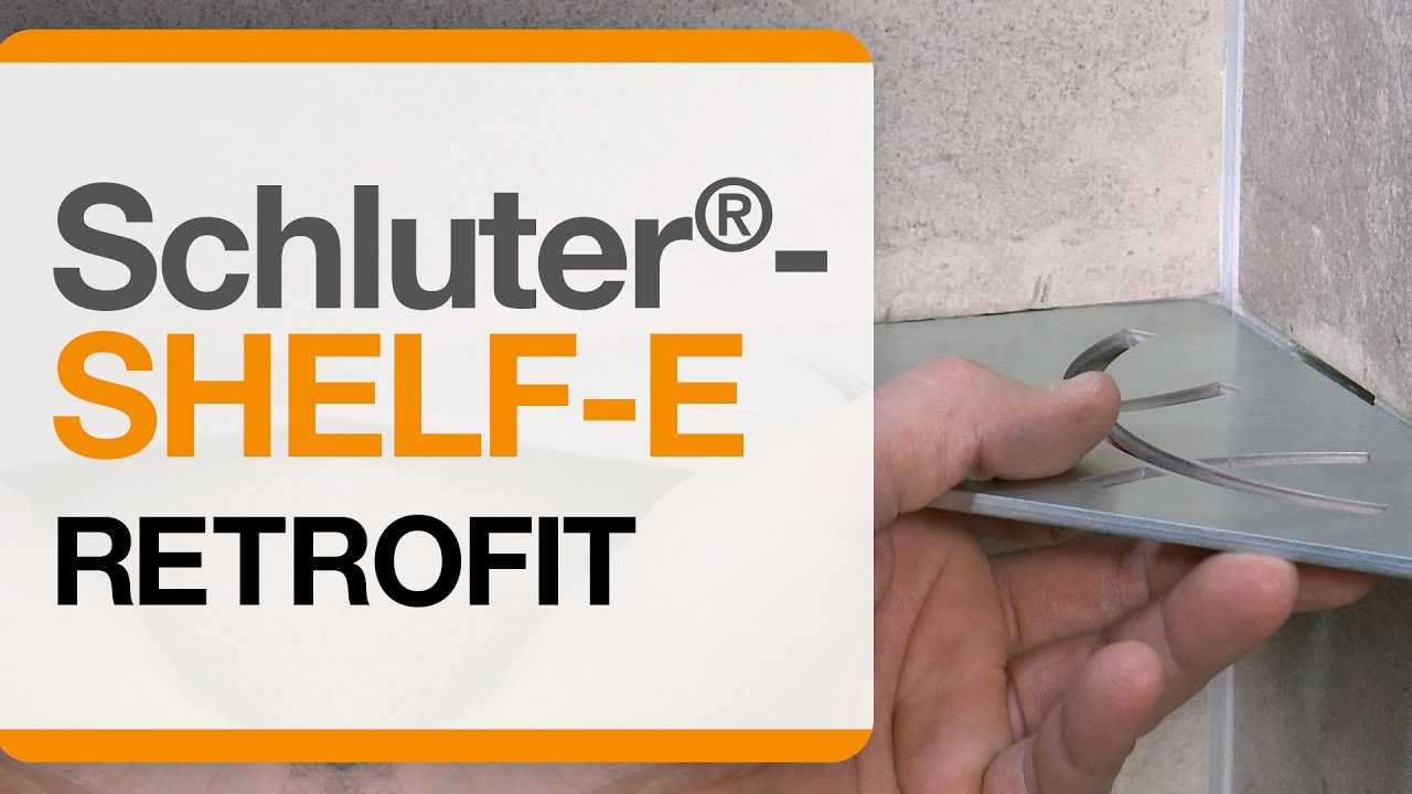 How to Install Schluter&reg;-SHELF-E: Retrofit