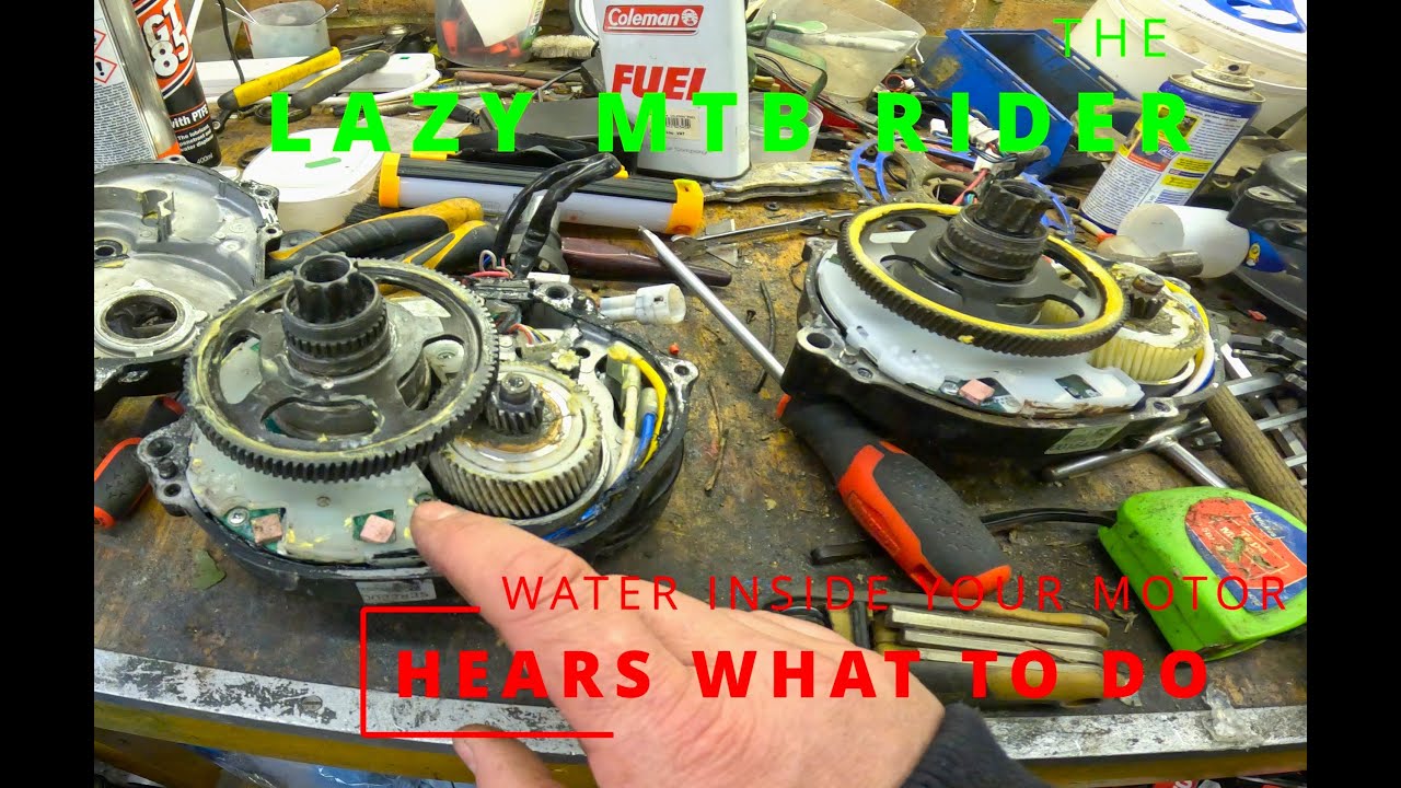 Ebike Motors are  not waterproof here is how to waterproof them!