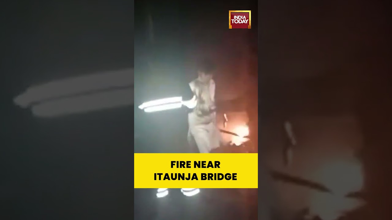 Fire Breaks Out Near Itaunja Bridge, Lucknow; No Casualties Reported So Far | #lucknownews