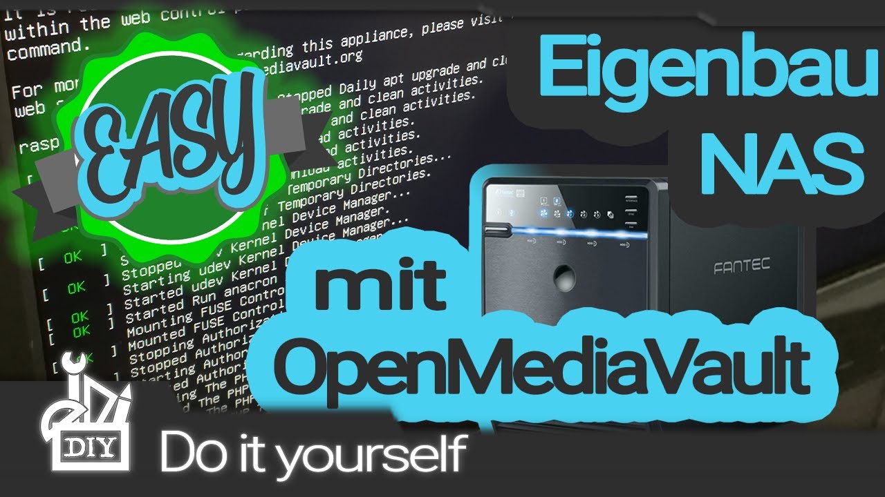 OpenMediaVault komplette Installation auf Raspberry Pi